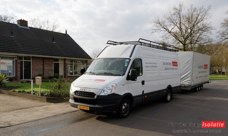 Spouwmuurisolatie woning Odoorn met HR++ EPS parels