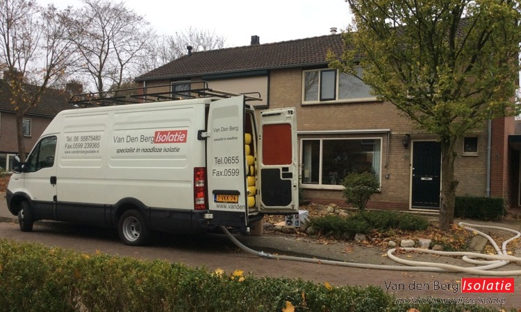 Spouwmuurisolatie woning Rolde met Isover Insulsafe Plus minerale wol